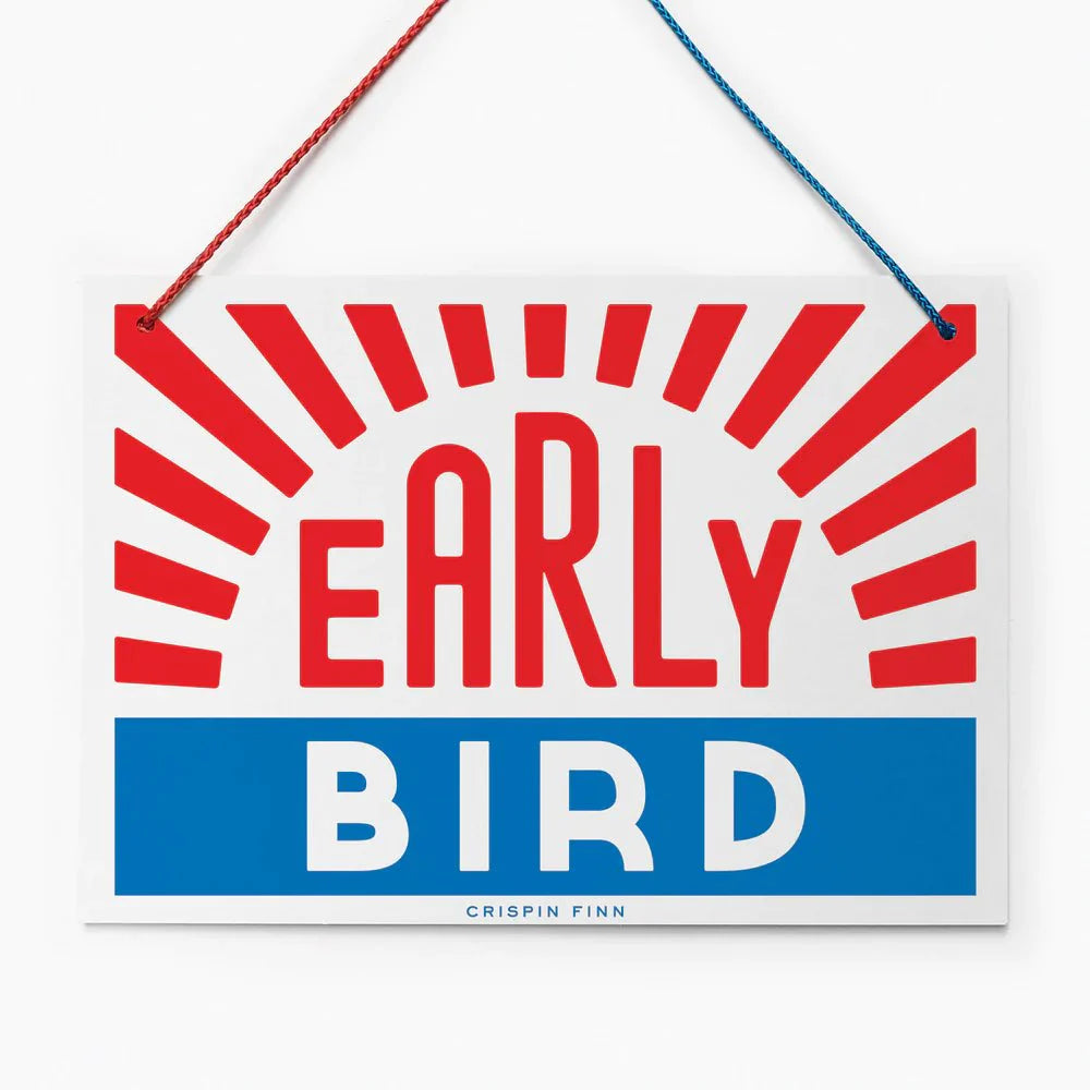 Early Bird/Night Owl Sign